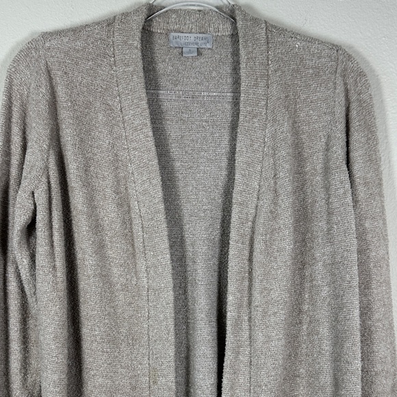 Barefoot Dreams CozyChic Lite Longline Cardigan Women’s S Open Front Soft - Picture 4 of 9